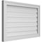 Ekena Millwork Vertical Surface Mount PVC Gable Vent: Functional, w/ 2"W x 1-1/2"P Brickmould Frame, 30"W x 20"H GVPVE30X2002SF - alternate 4